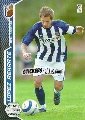Figurina Lopez Rekarte - Liga 2005-2006. Megacracks - Panini