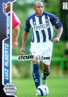 Sticker Luis Alberto - Liga 2005-2006. Megacracks n. 295 - Panini