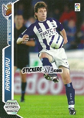 Sticker Aranburu - Liga 2005-2006. Megacracks - Panini