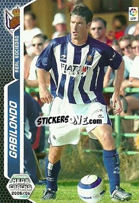 Figurina Gabilondo - Liga 2005-2006. Megacracks n. 302 - Panini