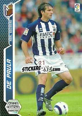 Sticker De Paula - Liga 2005-2006. Megacracks n. 306 - Panini
