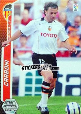 Sticker Carboni - Liga 2005-2006. Megacracks n. 313 - Panini
