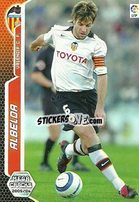 Cromo Albelda - Liga 2005-2006. Megacracks - Panini