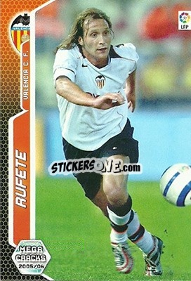 Cromo Rufete - Liga 2005-2006. Megacracks - Panini