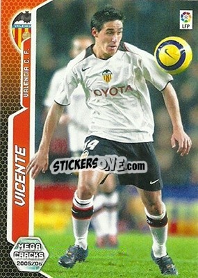 Sticker Vicente - Liga 2005-2006. Megacracks - Panini