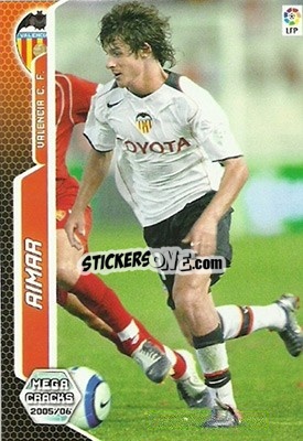 Sticker Aimar - Liga 2005-2006. Megacracks n. 322 - Panini
