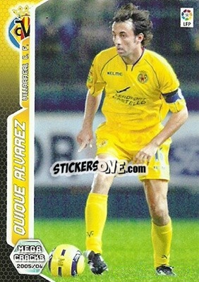 Sticker Quique Alvarez - Liga 2005-2006. Megacracks - Panini