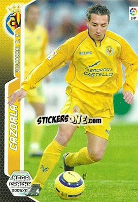 Sticker Cazorla - Liga 2005-2006. Megacracks - Panini