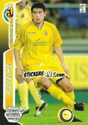 Sticker Riquelme - Liga 2005-2006. Megacracks n. 338 - Panini