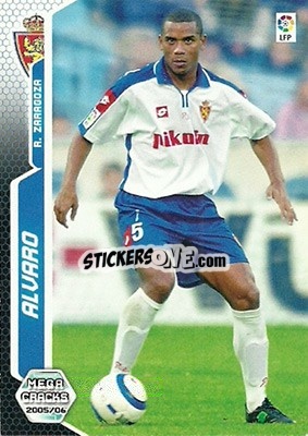 Sticker Alvaro - Liga 2005-2006. Megacracks - Panini