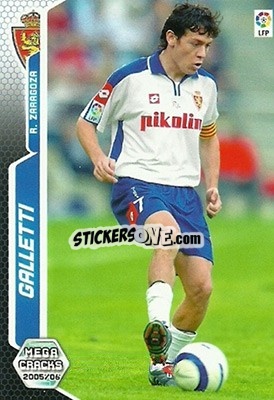 Sticker Galletti - Liga 2005-2006. Megacracks n. 358 - Panini