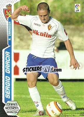 Sticker Sergio Garcia - Liga 2005-2006. Megacracks n. 360 - Panini