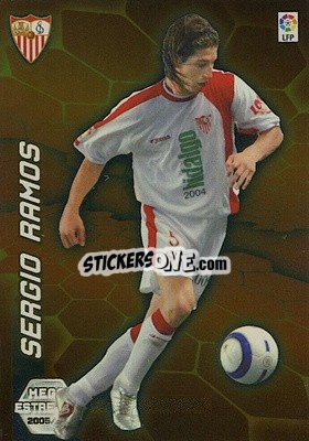 Sticker Sergio Ramos - Liga 2005-2006. Megacracks - Panini