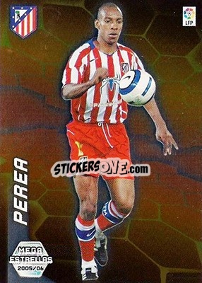 Sticker Perea - Liga 2005-2006. Megacracks - Panini
