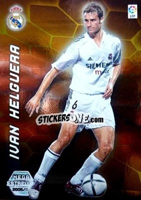 Sticker Ivan Helguera - Liga 2005-2006. Megacracks n. 369 - Panini