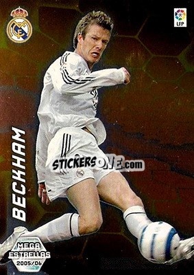 Sticker Beckham - Liga 2005-2006. Megacracks n. 379 - Panini