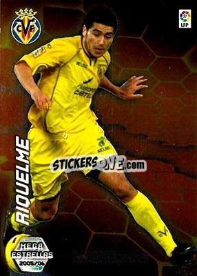 Sticker Riquelme - Liga 2005-2006. Megacracks n. 384 - Panini