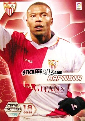 Sticker Baptista - Liga 2005-2006. Megacracks n. 401 - Panini