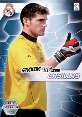 Sticker Casillas - Liga 2005-2006. Megacracks n. 404 - Panini