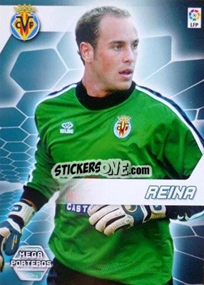 Cromo Pepe Reina - Liga 2005-2006. Megacracks - Panini