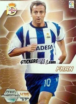 Figurina Fran - Liga 2005-2006. Megacracks - Panini