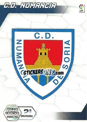 Sticker C.D. Numancia - Liga 2005-2006. Megacracks n. 416 - Panini