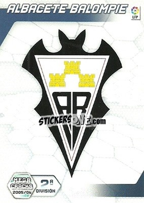 Sticker Albacete Balompie - Liga 2005-2006. Megacracks - Panini