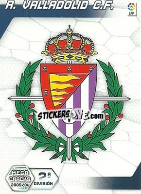 Sticker R. Valladolid C.F. - Liga 2005-2006. Megacracks - Panini