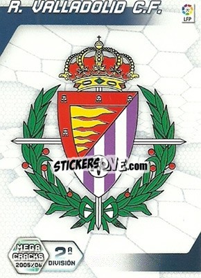 Sticker R. Valladolid C.F. - Liga 2005-2006. Megacracks n. 420 - Panini