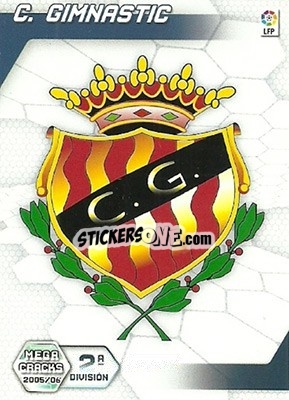 Sticker C. Gimnastic - Liga 2005-2006. Megacracks n. 421 - Panini