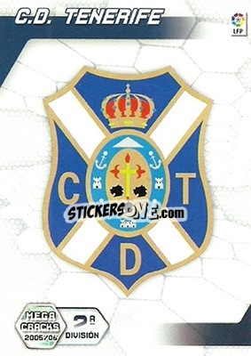 Cromo C.D. Tenerife - Liga 2005-2006. Megacracks - Panini