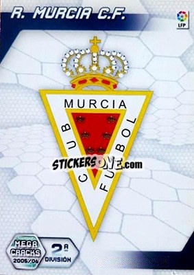 Cromo R. Murcia C.F. - Liga 2005-2006. Megacracks - Panini