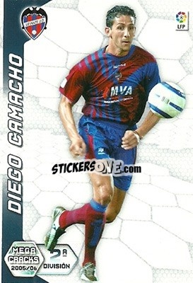 Sticker Diego Camacho - Liga 2005-2006. Megacracks - Panini