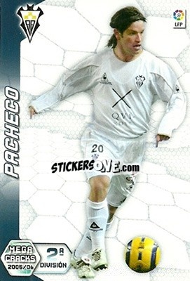 Sticker Pacheco - Liga 2005-2006. Megacracks - Panini