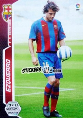 Sticker Ezquerro - Liga 2005-2006. Megacracks - Panini