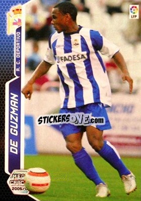 Sticker De Guzman - Liga 2005-2006. Megacracks - Panini
