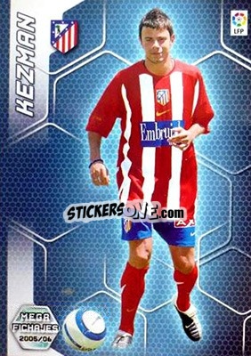Sticker Kezman - Liga 2005-2006. Megacracks n. 497 - Panini