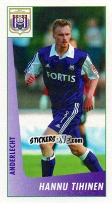 Sticker Hannu Tihinen - Voetbal Belgium 2003-2004 - Panini