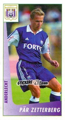 Sticker Par Zetterberg - Voetbal Belgium 2003-2004 n. 8 - Panini