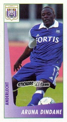 Sticker Aruna Dindane - Voetbal Belgium 2003-2004 n. 10 - Panini