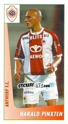 Cromo Harald Pinxten - Voetbal Belgium 2003-2004 - Panini