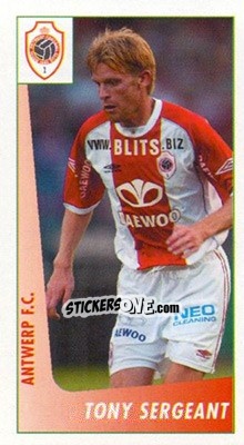 Sticker Tony Sergeant - Voetbal Belgium 2003-2004 n. 18 - Panini