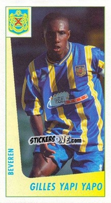 Sticker Gilles Yapi Yapo - Voetbal Belgium 2003-2004 n. 32 - Panini
