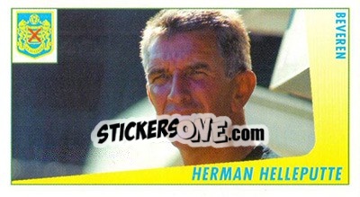 Sticker Herman Helleputte - Voetbal Belgium 2003-2004 - Panini