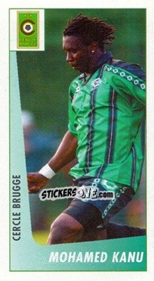 Sticker Mohamed Kanu - Voetbal Belgium 2003-2004 - Panini