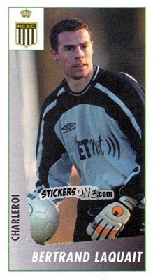 Sticker Bertrand Laquait - Voetbal Belgium 2003-2004 - Panini