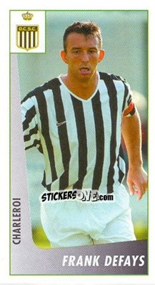 Cromo Frank Defays - Voetbal Belgium 2003-2004 n. 62 - Panini
