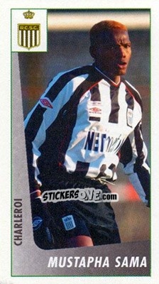 Cromo Mustapha Sama - Voetbal Belgium 2003-2004 - Panini