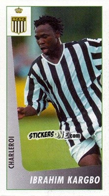 Cromo Ibrahim Kargbo - Voetbal Belgium 2003-2004 - Panini