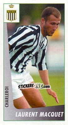 Sticker Laurent Macquet - Voetbal Belgium 2003-2004 n. 66 - Panini